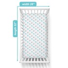 4 Pack Fitted Crib Sheets 28  X 52   Soft Breathable Neutral 100  Cotton Jers   