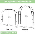 Metal Garden Arch Trellis For Climbing Plants Wedding Outdoor Decor