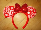 Disney Parks Minnie Mouse Mixed Lot Of 3 Pairs Of Ear Headbands