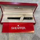 Sheaffer Targa 1022 Fountain Pen 14k Nib Black Usa Fine Ready To Use Now
