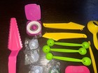 24 Pc Tupperware Gadget Tool Lot New Keychains Citrus Labels Scrubber Melon Egg