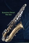 Alto Sax Vintage Buescher Elkhart 21a W Case  Mouthpiece  Cap And Ligature
