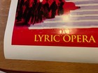 Vintage 1991 Puccini Turandot Promotional Poster Lyric Opera Of Chicago