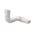 Expandable 25-55    Flex Drain Downspout Extension Rain Pipe Spout Flexible Gutter