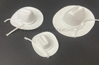 Mini White Felt Cowboy Hat Western Wedding Party Favor Choose Size   Pack Amount
