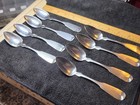 Coin Silver Spoons C  Warner Maker Monogramed