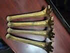 Set Of 4 Art Deco Antique Cast Iron Winged Woman Angel  Table Legs