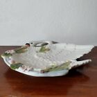 Swan Shaped Shallow Trinket Bon Bon Dish Low Relief Very Fine Detail