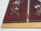 Vintage Chinese Lacquer Screen - 12    Tall  X 5 5  Wide Read Description 