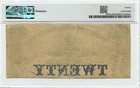 1854  20 Winnsboro South Carolina Obsolete Note Planters Bank Fairfield Pmg Vf20