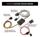 Mecmo 4-way Flat Trailer Hitch Wiring Harness For 2013-2018 Hyundai Santa Fe    