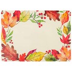  Cork Placemats 16 X 12-inch Set Of 4  harvest Wreath  