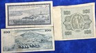 World Banknotes Lot  Finisk Marka  Icelandkroner   Luxembourg Franc