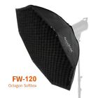 Us 2pcs Godox 47  120cm Octagon Honeycomb Grid Softbox Bowens For Studio Flash