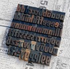 A-z Alphabet 1 42  Letterpress Wooden Printing Blocks Wood Type Vintage Printer 