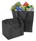 Large Capacity Heavy Duty Insulated Smart Shopping Bag  2 Pack 