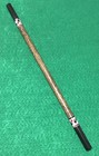 1 Pc Magicians Wand- Figured Red Palm Wood gabon Ebony Tips W card Pip Accents  