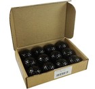 3 Dozen Brand New Bob Solid Black On Black Colored Golf Balls 36 New Ball Lot Nr