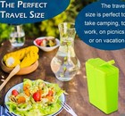 Just Like Tupperware Travel Set Of 2 Salt   Pepper Shakers New Mini Camping 