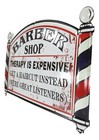 Barber Shop Therapy Is Expensive Get A Haircut Metal Novelty Wall Decor Sign 23 