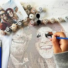 Custom Paint By Numbers Kit From Photo Personalized Diy Couple Portrait Gift Set