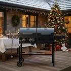 Royal Gourmet 2-burner Gas And Charcoal Combo Grill With Side Burner