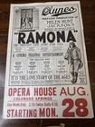 1916 Clune   s Ramona Silent Movie Herald Program Opera House Colorado Springs