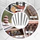 6x5 5  Wood Handle Rasp File Set Carving Shaping Woodworking Carpentry Grinding