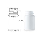 Plastic Bottles Set Of 12 Hdpe 120cc Pill Packer Bottle  With Caps And Seals 