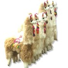 Large Alpaca 48  Fur Llama Long Hair Plush Doll Standing 4 Feet Tall Ship By Usa