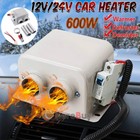 Car Heater 12v 600w Portable Electric Heating Fan Defogger Defroster Demister