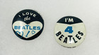 Rare Vintage Beatles Blue 9 Pinback Set Fan Club Collectible Pins