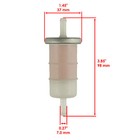 Fuel Filter For Honda Gl1100 Goldwing 1980-1983 Interstate Aspencade