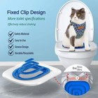 Cat Toilet Training Kit Reusable Puppy Kitty Litter Box Mat Cleaning Accessories