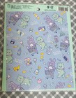 Cute Retro Market Pattern Letter Set Kawaii Japanese Stationery