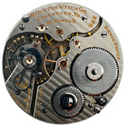 Antique 16s Hamilton 24 Hour Dial Variant B Railroad Pocket Watch Movement 992