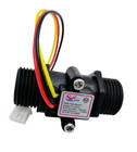 Flow Sensor Volume Sensor Turbo Flow Meter Water Pipes 1 2  Thread Arduino