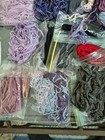 Assorted Rug Hooking Wool Strips  Mostly  4 13  Long