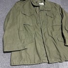 Vtg 70s 1973 Us Military Cold Weather Field Jacket Coat Large Long Vietnam M-65