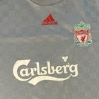 Adidas Liverpool Steven Gerrard  8 Soccer Jersey Size L  Gray Red 08 09 Season 