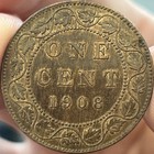 1908 1 Cent Canada Unc Rb