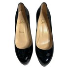 Christian Louboutin Bianca Patent Leather Pumps Black Size 8