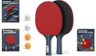 Glymnis Ping Pong Paddles Set Of 2 Table Tennis Rackets With 4 Balls  Storage