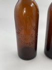 Three  3  Antique Beer Bottles - Ohio Brewing Co  C  H  Evans   Sons    Geobucho