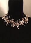 Rhinestone Bridal Headpiece Beaded Wedding Hair Jewelry Accessories Necklace