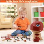 41pcs Dinosaur Toys  Realistic Jurassic Dinosaur Figures Playset For Kids Ages 3