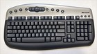 Vintage Microsoft Wireless Multimedia Desktop Keyboard   Mouse 1 0a - Excellent