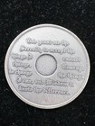 1 2 Oz Silver  999 Medal-  Serenity Prayer Aa Token Recovery Coin - 5 Years V
