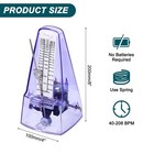 Mechanical Metronome high Accuracy Musical Timer Universal Metronome For Pian   