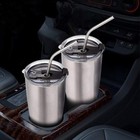 2 Flip Lids For 20oz Tumbler Cups Spill Resistant Fits Yeti Rtic Ozark Trail